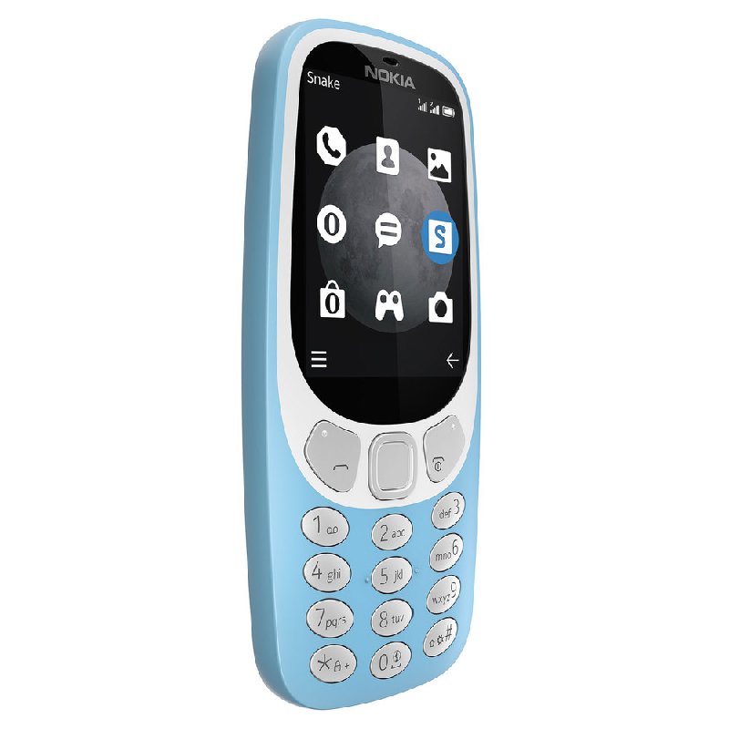 [OLD] Nokia 3310 3G Dual Sim Azzurro Telefono con Tasti