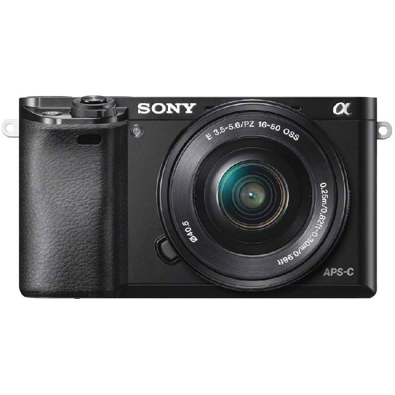 Sony ILCE6000L Nero Fotocamera Attacco E con Sensore APS-C con Obiettivo 16-50