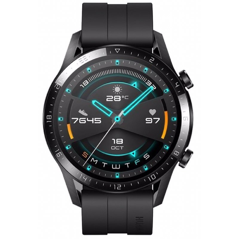[OLD] Huawei Watch GT 2 Matte Black Smartwatch con Cassa 46 mm Edizione Sport