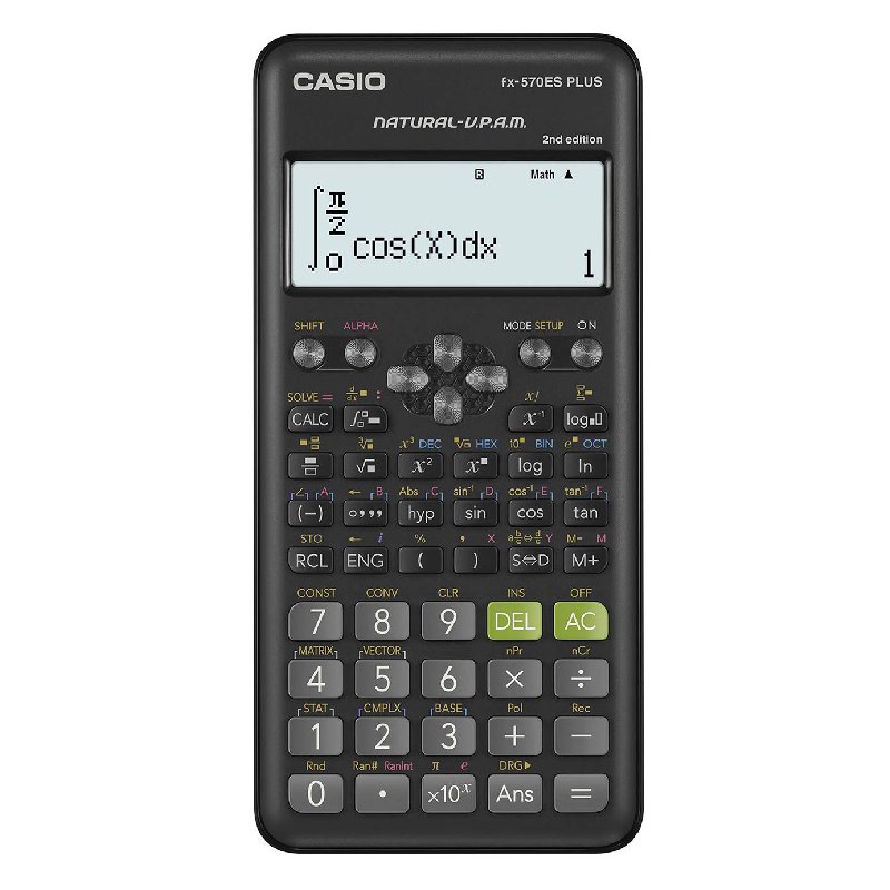 Casio FX570ESPlus 2nd Edition Calcolatrice Scientifica 10 Cifre con 401 Funzioni