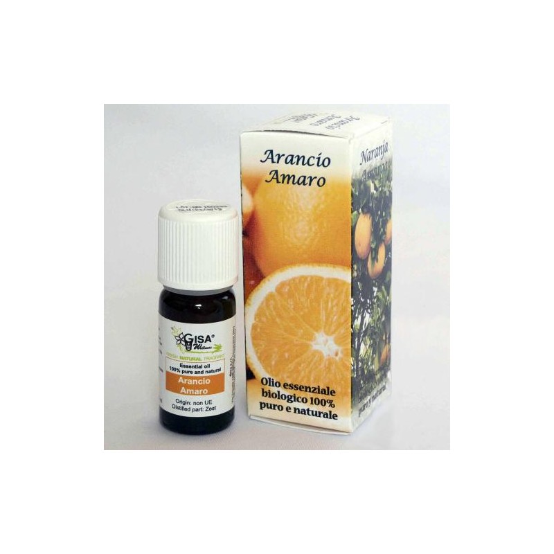 [OLD] Gisa Wellness Arancio Amaro Bio Olio Essenziale per Diffusore Flacone da 10ml