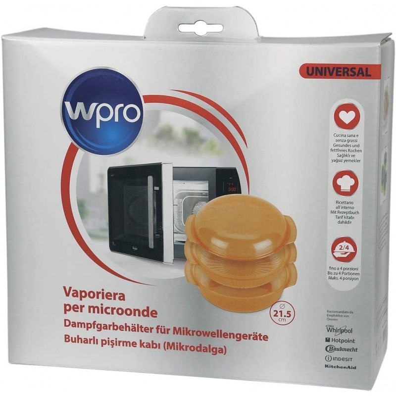 [OLD] Whirlpool Wpro STM006 Vaporiera Tonda 1.5 LT per Microonde