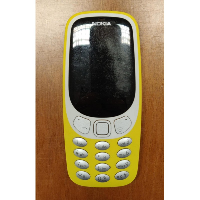 Nokia 3310 3G Dual Sim Giallo Telefono con Tasti
