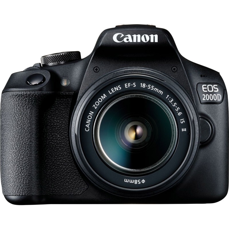 Canon EOS 2000D Fotocamera Reflex Digitale con Obiettivo EF-S 18 - 55 mm IS II