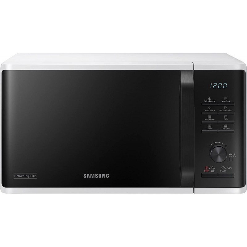 Samsung MG23K3513AWET Bianco  Forno Microonde 23 Litri 800W con Grill