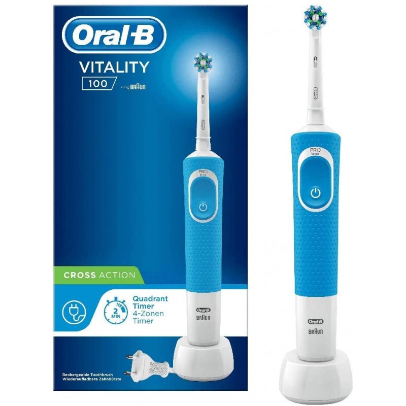 [OLD] Oral B Vitality 100 Cross Action Blu Spazzolino Elettrico