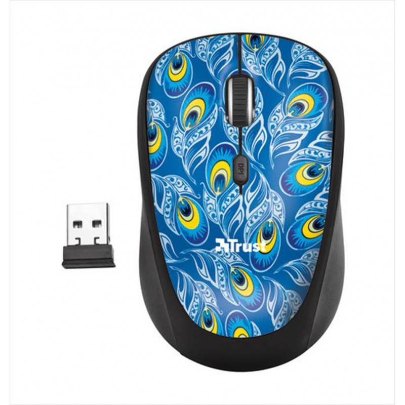 [OLD] Trust 23388 Mouse Wireless Yvi Peacock Blu