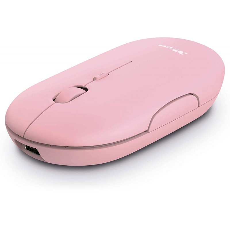Trust Puck Rosa Mouse Wireless Ricaricabile