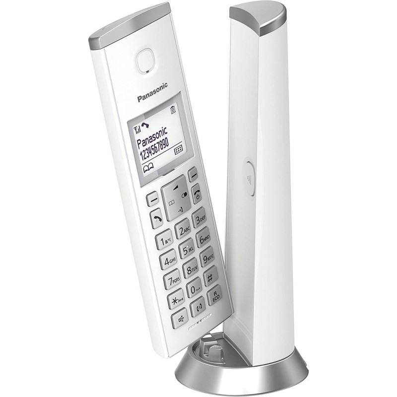 [OLD] Panasonic KXTGK210JTW Bianco Cordless con Vivavoce Senza Segreteria Telefonica