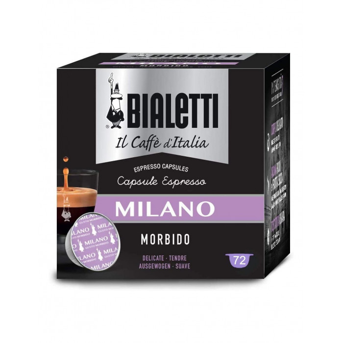 Bialetti Gusto Milano Multipack 72 Capsule Caffe